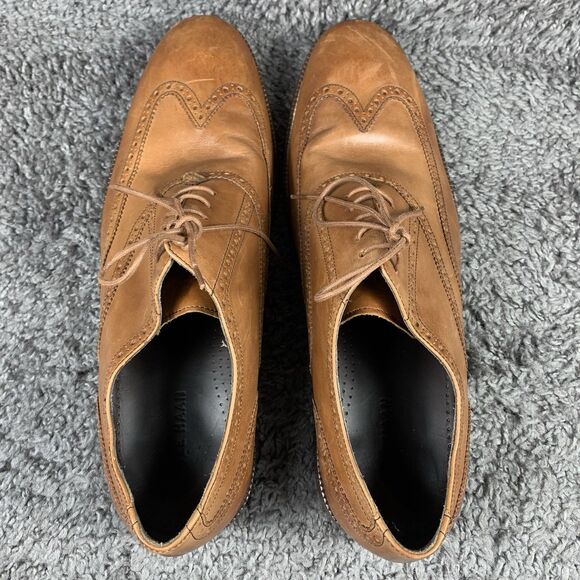 Cole Haan Williams Wingtip Oxford Size 15 Shoes Brown Leather C12210 - Picture 5 of 8